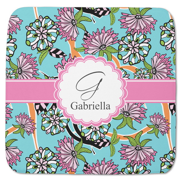 Summer Flowers Memory Foam Bath Mat 48 X 48