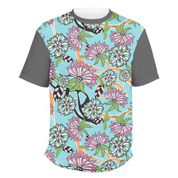 Summer Flowers Men's Crew T-Shirt - Large
