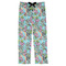 Summer Flowers Mens Pajama Pants - Flat