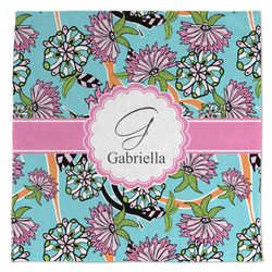 Summer Flowers Microfiber Dish Towel (Personalized)