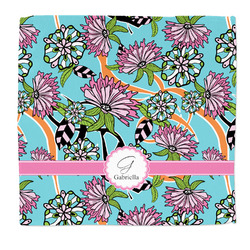 Summer Flowers Microfiber Dish Rag (Personalized)
