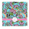 Summer Flowers Microfiber Dish Rag - Front/Approval
