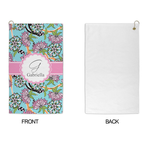 Summer Flowers Microfiber Golf Towels - APPROVAL