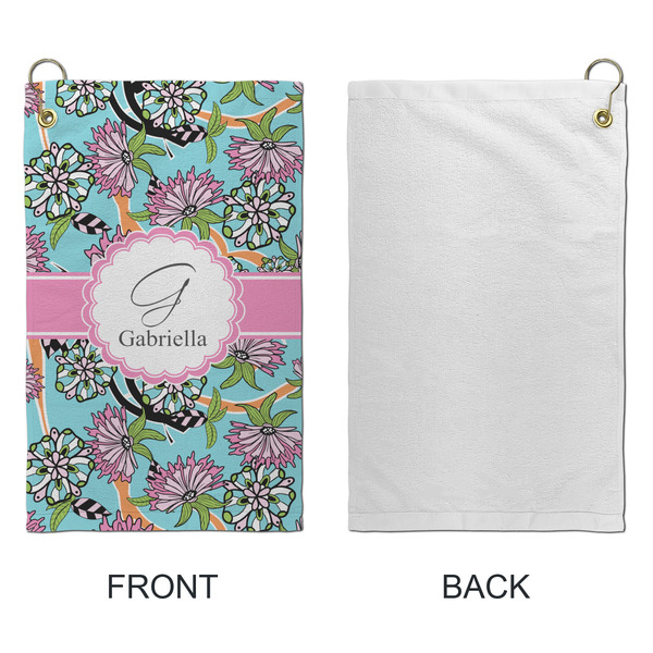 Summer Flowers Microfiber Golf Towels - Small - APPROVAL