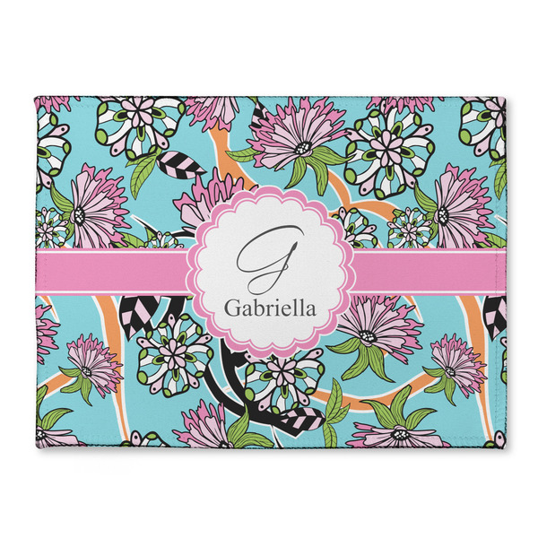 Custom Summer Flowers Microfiber Screen Cleaner (Personalized)