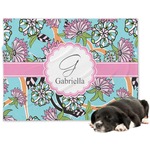 Summer Flowers Dog Blanket (Personalized)