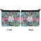 Summer Flowers Neoprene Coin Purse - Front & Back (APPROVAL)