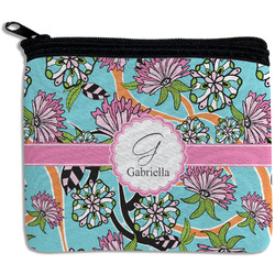 Summer Flowers Rectangular Coin Purse (Personalized)