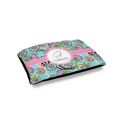 Summer Flowers Outdoor Dog Bed - Small (Personalized)