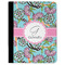 Summer Flowers Padfolio Clipboards - Large - FRONT