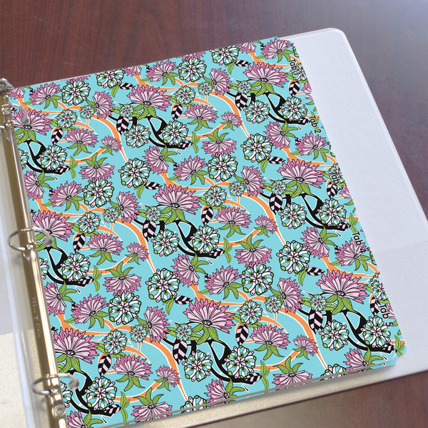 Summer Flowers Page Dividers - Set of 5 - In Context