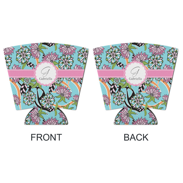 Summer Flowers Party Cup Sleeves - with bottom - APPROVAL