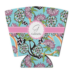 Summer Flowers Party Cup Sleeve - with Bottom (Personalized)