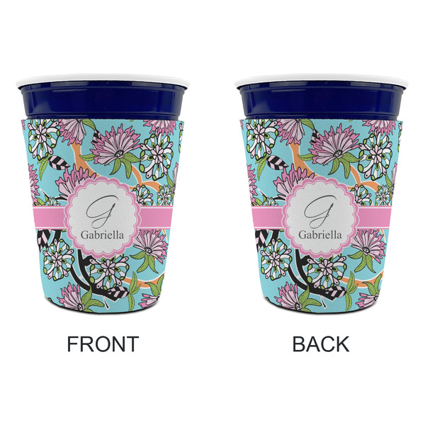 Summer Flowers Party Cup Sleeves - without bottom - Approval