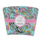 Summer Flowers Party Cup Sleeves - without bottom - FRONT (flat)