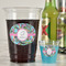 Summer Flowers Party Cups - 16oz - In Context