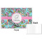 Summer Flowers Disposable Paper Placemat - Front & Back
