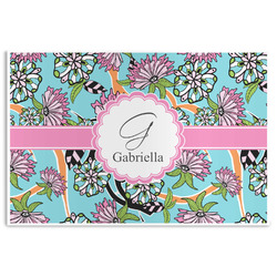 Summer Flowers Disposable Paper Placemats (Personalized)