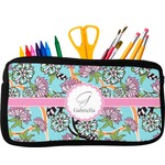 Summer Flowers Neoprene Pencil Case (Personalized)