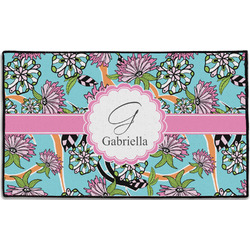 Summer Flowers Door Mat - 60"x36" (Personalized)