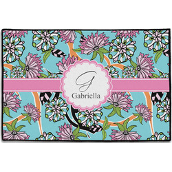 Summer Flowers Door Mat - 36"x24" (Personalized)