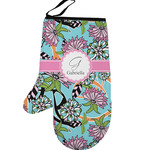 Summer Flowers Left Oven Mitt (Personalized)