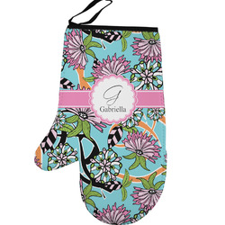 Summer Flowers Left Oven Mitt (Personalized)