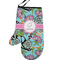 Summer Flowers Personalized Oven Mitt - Left