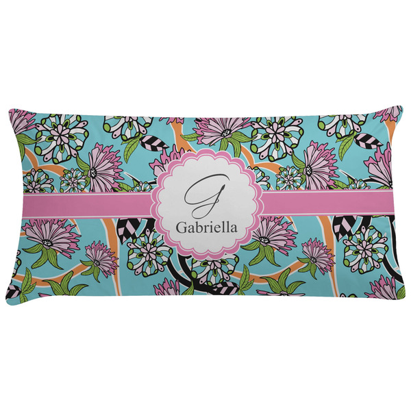 Custom Summer Flowers Pillow Case - King (Personalized)