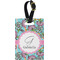 Summer Flowers Personalized Rectangular Luggage Tag