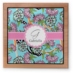 Summer Flowers Pet Urn w/ Name and Initial