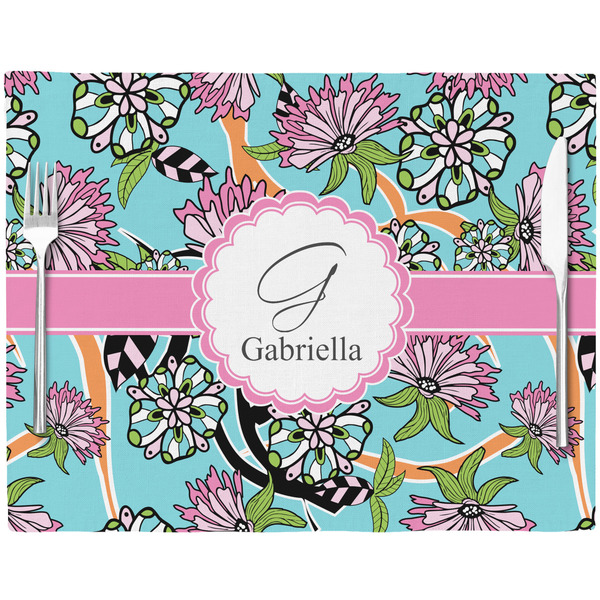 Summer Flowers Placemat with Props