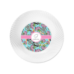Summer Flowers Plastic Party Appetizer & Dessert Plates - 6" (Personalized)