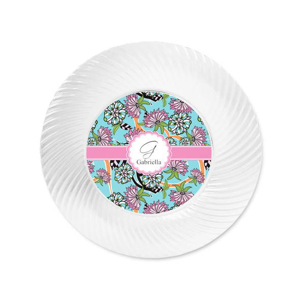 Summer Flowers Plastic Party Appetizer & Dessert Plates - Approval