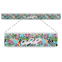 Summer Flowers Plastic Ruler - 12" (Personalized)