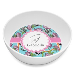 Summer Flowers Melamine Bowl - 8 oz (Personalized)