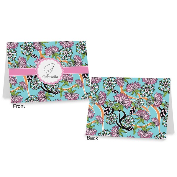 Summer Flowers Postcard - Front and Back