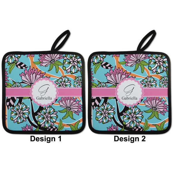 Summer Flowers Pot Holders - Set of 2 APPROVAL