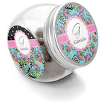 Summer Flowers Puppy Treat Jar (Personalized)