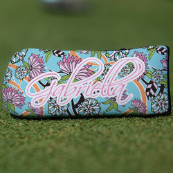 Summer Flowers Blade Putter Cover (Personalized)