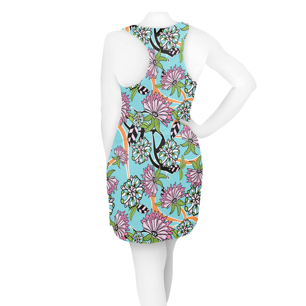 Summer Flowers Racerback Dress - On Model - Back