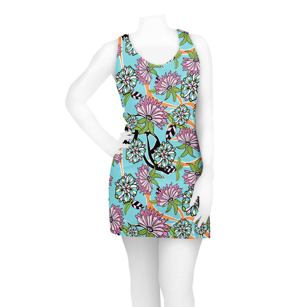 Summer Flowers Racerback Dress - On Model - Front