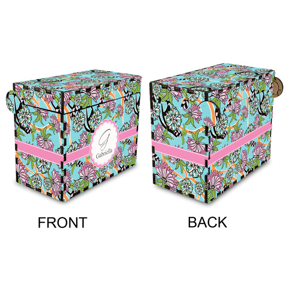 Summer Flowers Recipe Box - Full Color - Approval