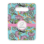 Summer Flowers Rectangular Trivet with Handle (Personalized)