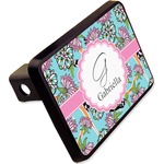 Summer Flowers Rectangular Trailer Hitch Cover - 2" (Personalized)