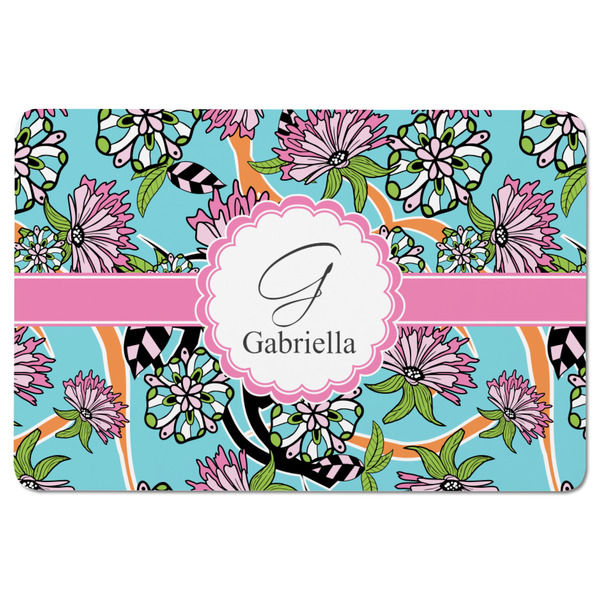 Summer Flowers Rectangular Fridge Magnet - FRONT