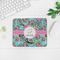 Summer Flowers Rectangular Mouse Pad - LIFESTYLE 2