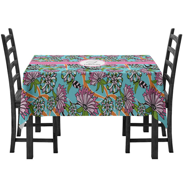 Custom Summer Flowers Tablecloth (Personalized)