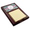 Summer Flowers Red Mahogany Sticky Note Holder (Personalized)