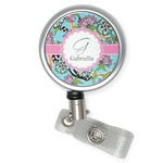 Summer Flowers Retractable Badge Reel (Personalized)